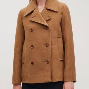 COS Camel Peacoat for Women